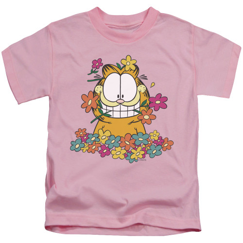 Image for Garfield Kids T-Shirt - In the Garden