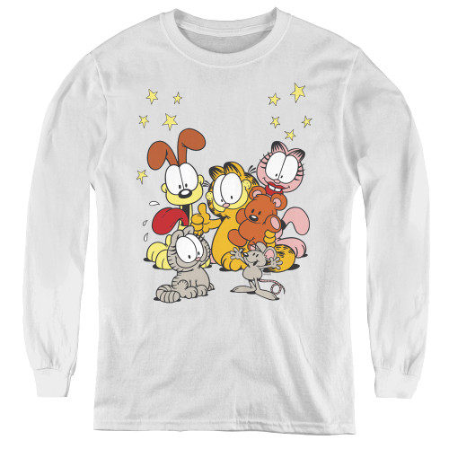 Image for Garfield Youth Long Sleeve T-Shirt - Friends are the Best