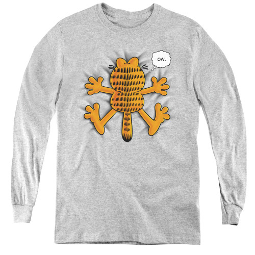 Image for Garfield Youth Long Sleeve T-Shirt - Ow