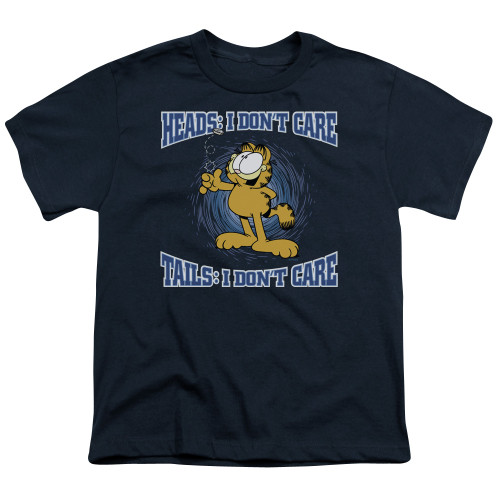Image for Garfield Youth T-Shirt - Heads or Tails