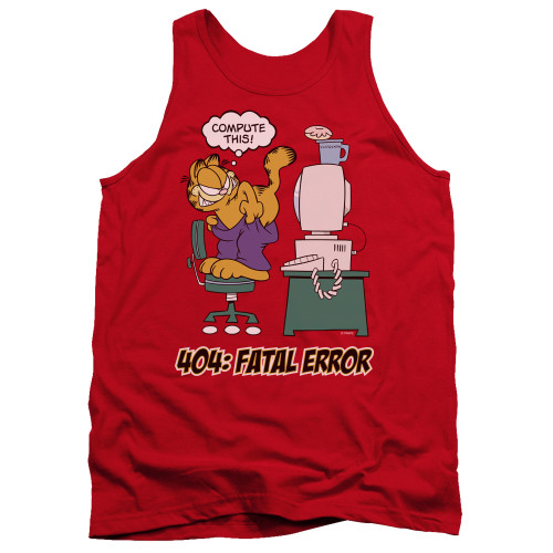 Image for Garfield Tank Top - Compute This