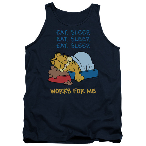 Image for Garfield Tank Top - Works for Me