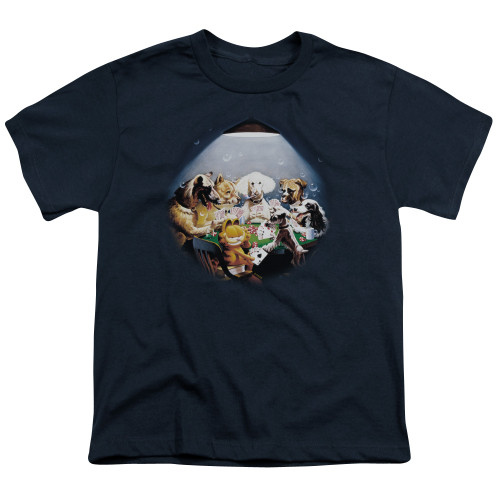 Image for Garfield Youth T-Shirt - Playing with the Big Dogs