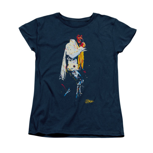 Elvis Woman's T-Shirt - Yellow Scarf