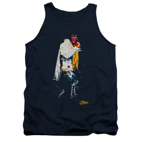 Elvis Tank Top - Yellow Scarf