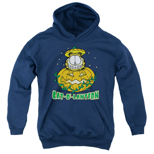 Image for Garfield Youth Hoodie - Cat O Lantern