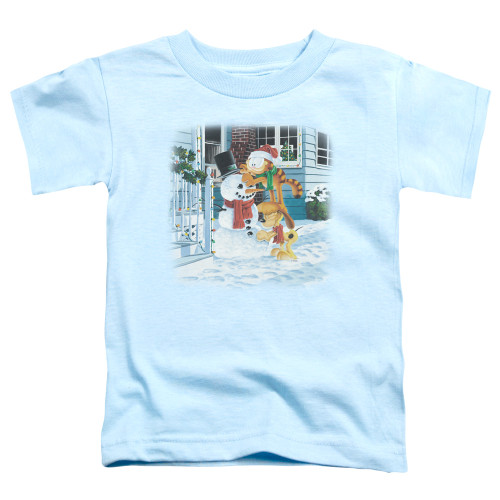 Image for Garfield Toddler T-Shirt - Snow Fun