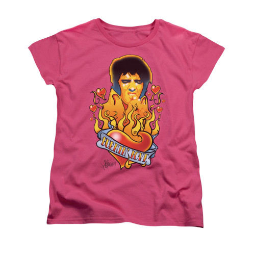 Elvis Woman's T-Shirt - Burning Love