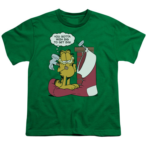Image for Garfield Youth T-Shirt - Wish Big