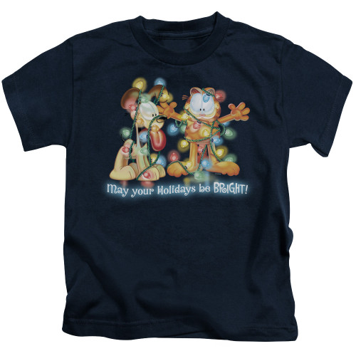 Image for Garfield Kids T-Shirt - Bright Holidays