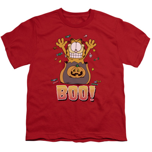 Image for Garfield Youth T-Shirt - Boo!