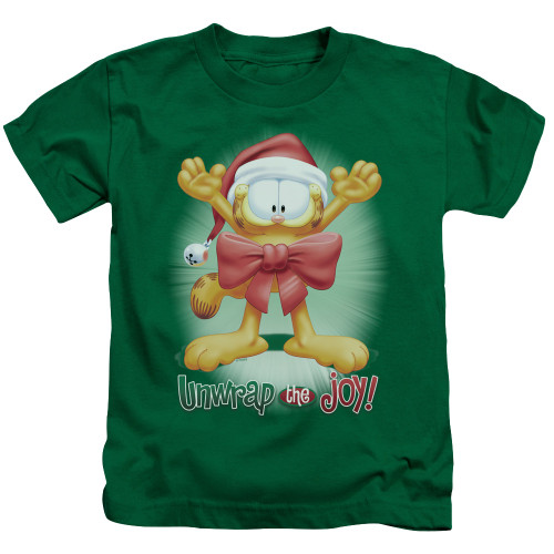 Image for Garfield Kids T-Shirt - Unwrap the Joy!