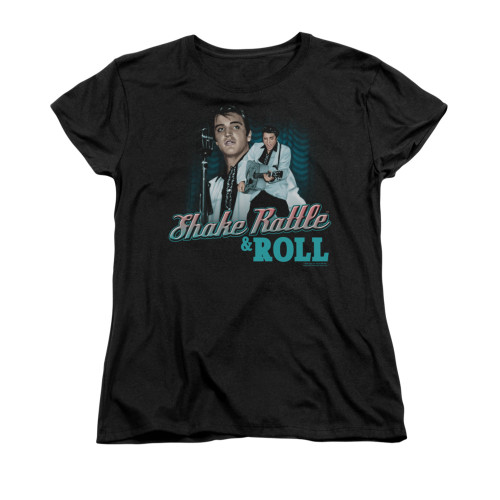 Elvis Woman's T-Shirt - Shake Rattle & Roll