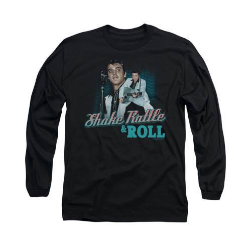 Elvis Long Sleeve T-Shirt - Shake Rattle & Roll