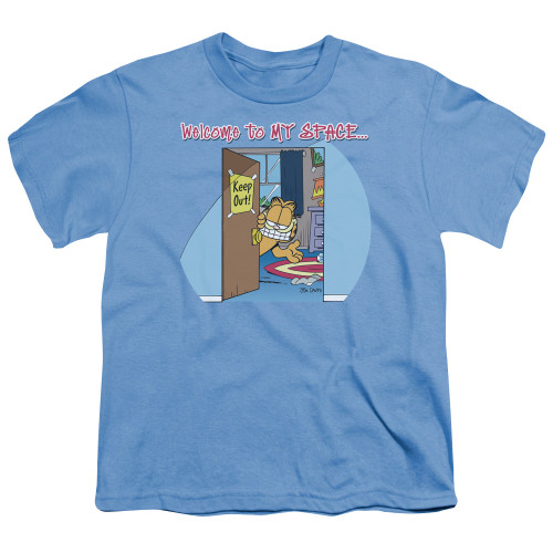 Image for Garfield Youth T-Shirt - Welcome to My Space