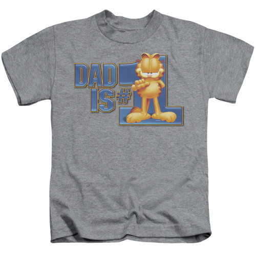 Image for Garfield Kids T-Shirt - Dad is Number One