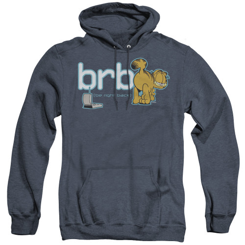 Image for Garfield Heather Hoodie - Be Right Back