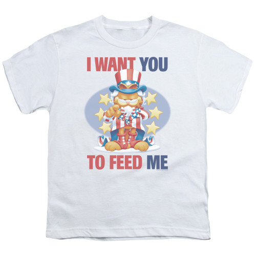 Image for Garfield Youth T-Shirt - I Want You