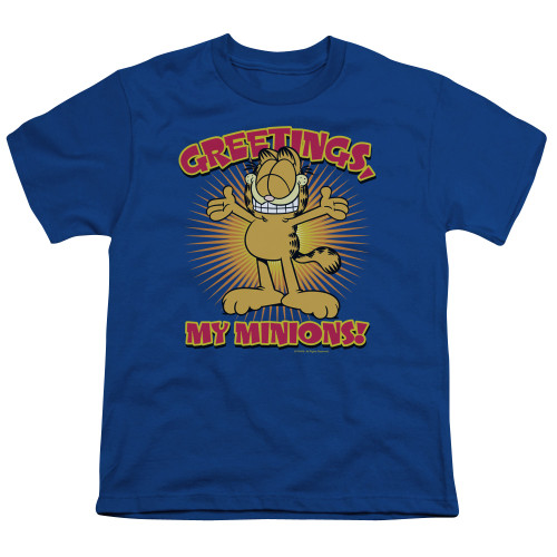 Image for Garfield Youth T-Shirt - Minions