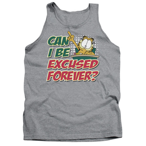 Image for Garfield Tank Top - Excused Forever