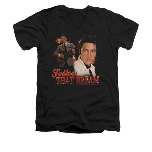 Elvis V-Neck T-Shirt Follow That Dream