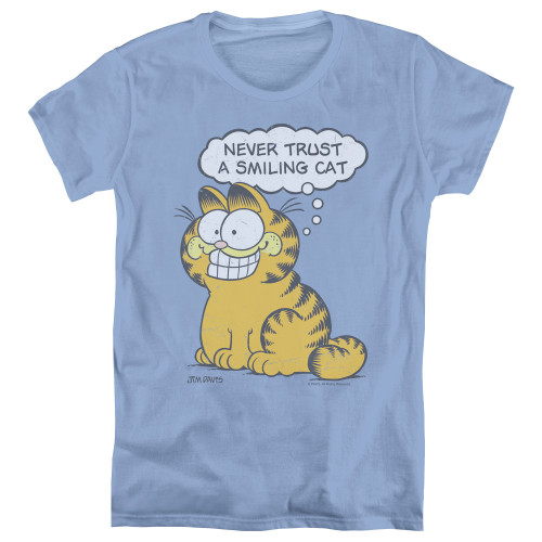 Image for Garfield Womans T-Shirt - Smiling Cat