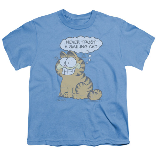Image for Garfield Youth T-Shirt - Smiling Cat