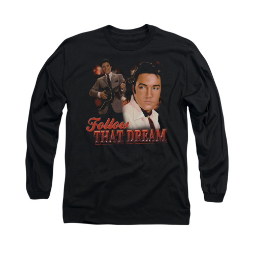 Elvis Long Sleeve T-Shirt - Follow That Dream