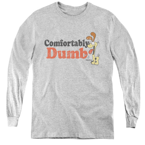 Image for Garfield Youth Long Sleeve T-Shirt - Comfortably Dumb