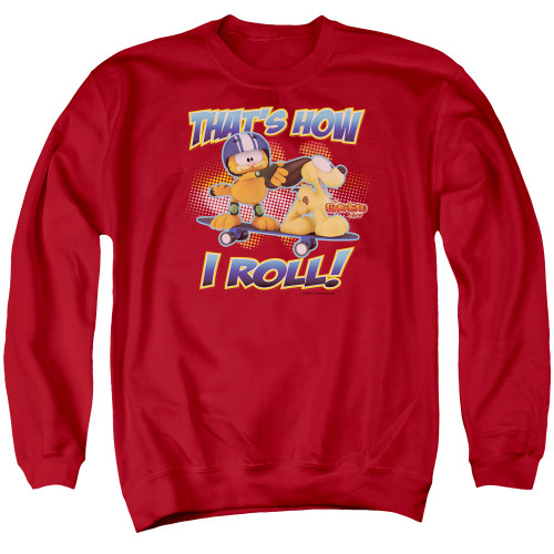 Image for Garfield Crewneck - How I Roll