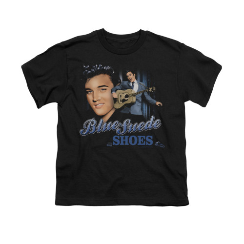 Elvis Youth T-Shirt - Blue Suede Shoes