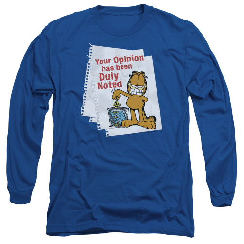 Image for Garfield Long Sleeve Shirt - Duly Noted