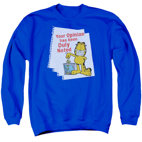 Image for Garfield Crewneck - Duly Noted