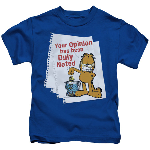 Image for Garfield Kids T-Shirt - Duly Noted