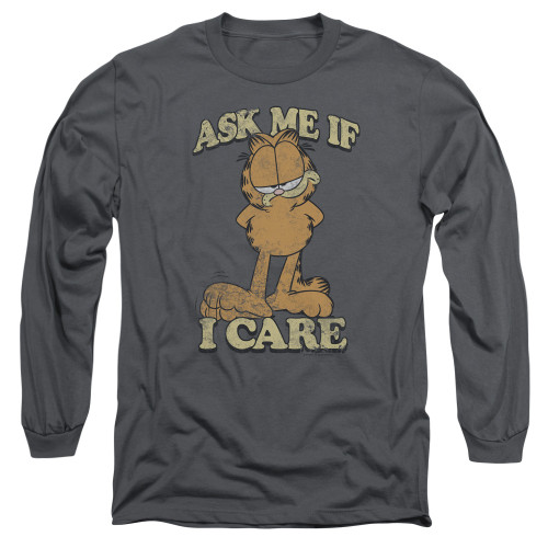 Image for Garfield Long Sleeve Shirt - Ask Me