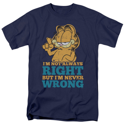 Image for Garfield T-Shirt - Never Wrong