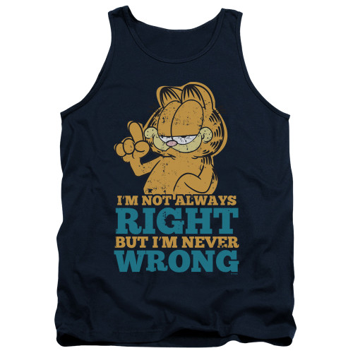 Image for Garfield Tank Top - Never Wrong