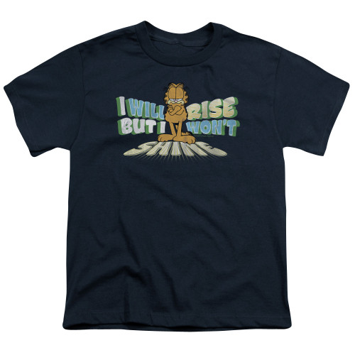 Image for Garfield Youth T-Shirt - Rise Not Shine