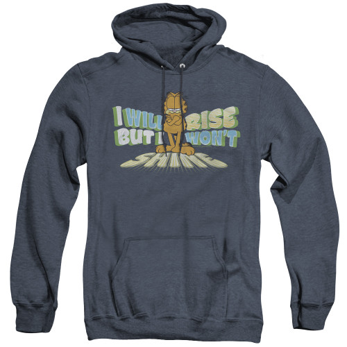 Image for Garfield Heather Hoodie - Rise Not Shine