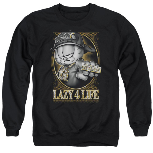Image for Garfield Crewneck - Lazy 4 Life