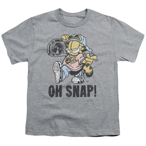 Image for Garfield Youth T-Shirt - Oh Snap