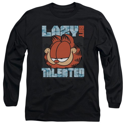 Image for Garfield Long Sleeve Shirt - Lazy but Talented