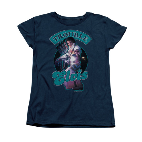 Elvis Woman's T-Shirt - Total Trouble