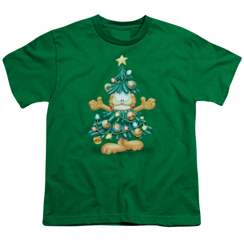 Image for Garfield Youth T-Shirt - Tree