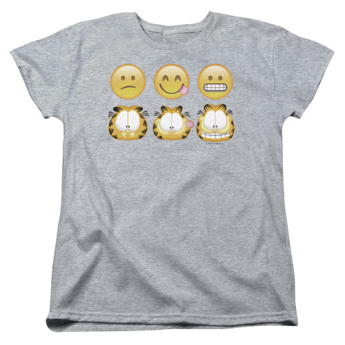 Image for Garfield Womans T-Shirt - Emojis