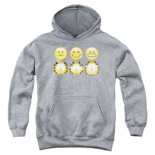 Image for Garfield Youth Hoodie - Emojis