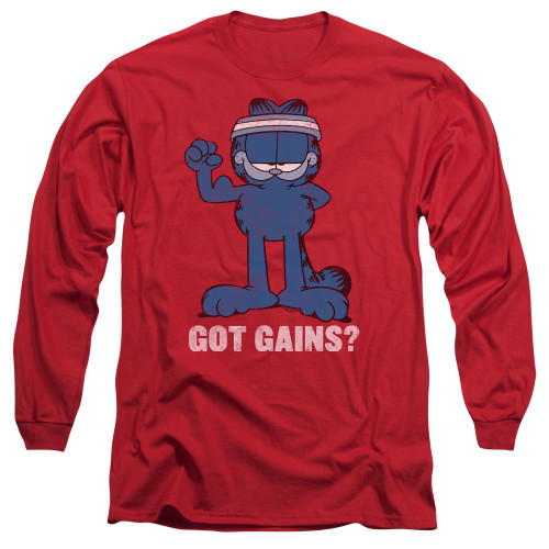 Image for Garfield Long Sleeve Shirt - Got Gains