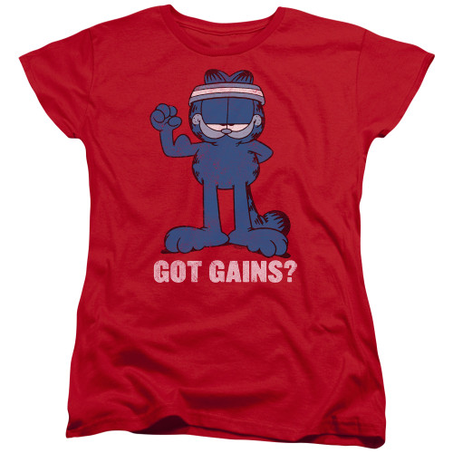 Image for Garfield Womans T-Shirt - Got Gains