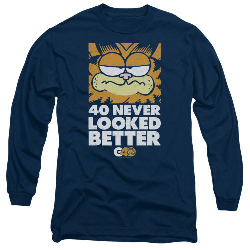 Image for Garfield Long Sleeve Shirt - Forty Looks