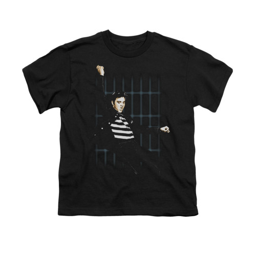 Elvis Youth T-Shirt - Blue Bars